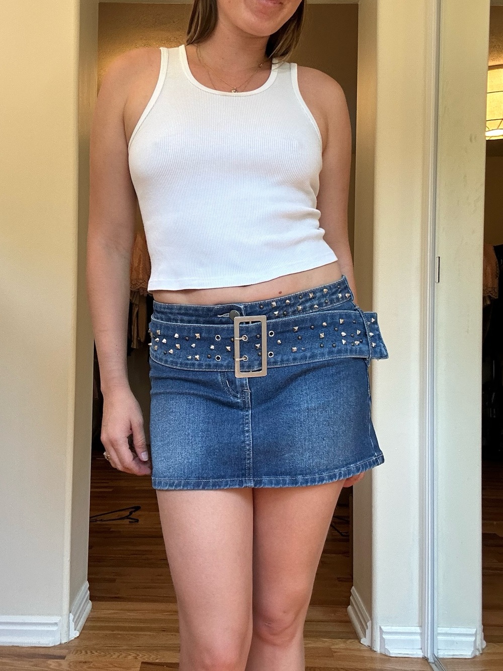 Cutest denim skirt